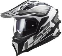 LS2 casque cross MX701 EXPLORER ALTER noir mat-blanc XXL