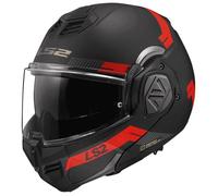 LS2 FF906 Advant Bend Casque, Noir mat/rouge, Taille S (55/56)