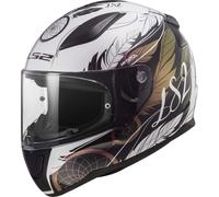 LS2 casque intégral "FF353 Rapid II Boho" 3 blanc / noir / rose, taille 65 / 66 = 3XL
