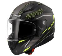 LS2 CASQUE INTEGRAL FF353 RAPID II ROKKU MAT - XL - LS2 CASQUE INTEGRAL FF353 RAPID II ROKKU MAT - NOIR/JAUNE FLUO