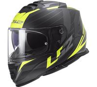 LS2 FF800 Storm II Nerve Casque, noir-jaune, taille 3XL pour homme
