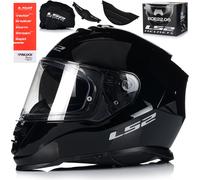 LS2 casque intégral "FF800 Storm II Solid" noir, taille 63 / 64 = XXL