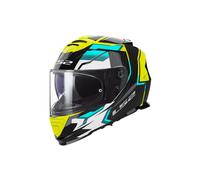 LS2 casque intégral "FF800 Storm II Tracker noir / jaune fluo, taille 63 / 64 = XXL