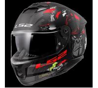 Ls2 Ff808 Stream Ii Angry Monkey Full Face Helmet Noir XS