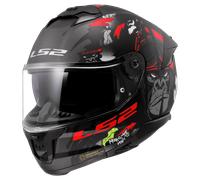 LS2 CASQUE INTEGRAL FF808 STREAM II ANGRY MONKEY MAT - XXL - LS2 CASQUE INTEGRAL FF808 STREAM II ANGRY MONKEY MAT - NOIR/ROUGE