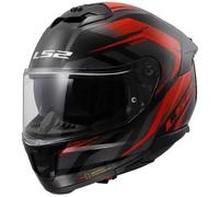 LS2 Helmets Casque moto intégral FF808 Stream II Fury Noir XS