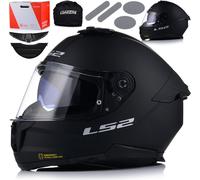 LS2 casque intégral "FF808 Stream II Solid" noir mat, taille 63 / 64 = XXL