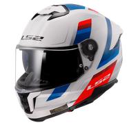 LS2 CASQUE INTEGRAL FF808 STREAM II VINTAGE - S - LS2 CASQUE INTEGRAL FF808 STREAM II VINTAGE - BLANC/BLEU/ROUGE