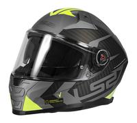Casque Intégral LS2 FF811 VECTOR II Splitter Titane Mat Jaune Hi-Viz