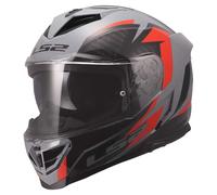LS2 Casque intégral FF818 Storm III Dynamo Gris/Rouge Taille M