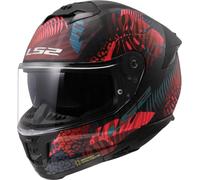 LS2, Casque intégral Moto Stream II Jungle Black Pink Blue, S