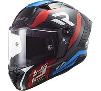 LS2, Casque intégral moto Thunder Carbon Supra FF805 red blue, M