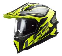 Casque Adventure LS2 MX701 Explorer Alter Mat Noir/Jaune Haute Visibilité3XL Mat Noir,Jaune Haute Visibilité