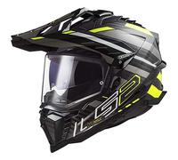 LS2 Helmets – Casque intégral Mx701 Explorer Carbon Edge – Noir XS