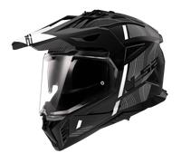 LS2 CASQUE INTEGRAL MX702 PIONEER II HILL MAT - M - LS2 CASQUE INTEGRAL MX702 PIONEER II HILL MAT - NOIR/BLANC