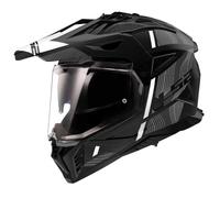 LS2 Helmets Casque moto cross PIONEER II HILL mat noir/blanc XS