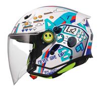 LS2 OF602 FUNNY II NEXT LEVEL Kinderhelm weiss L