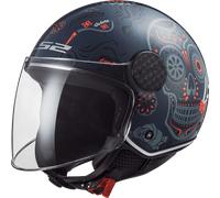 Ls2 Of558 Sphere Lux Ii Maxca Open Face Helmet Bleu S