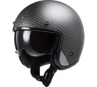 LS2 CASQUE JET OF601 BOB II CARBON SOLID - L - LS2 CASQUE JET OF601 BOB II CARBON SOLID - NOIR