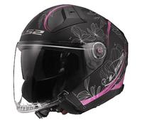 LS2 Helmets – Casque jet OF603 Infinity II Lotus Noir Taille L