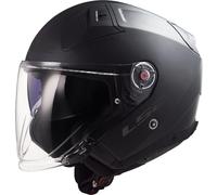 LS2, Casque Moto Jet Infinity II Noir Mat, XXL