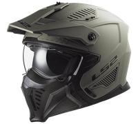 LS2 OF606 Drifter Solid, casque modulaire M Olive Mat Olive Mat