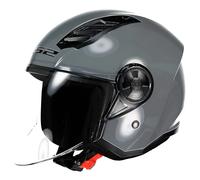 LS2 Helmets – Casque jet OF616 Airflow II Solide – Gris brillant XL