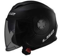 LS2 CASQUE JET VERSO OF570 SOLID AVEC VISIÈRE SEMI TEINTÉE - 2XS - VERSO OF570 - NOIR MAT VST