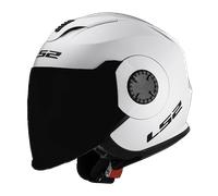 LS2 CASQUE JET VERSO OF570 SOLID AVEC VISIÈRE TEINTÉE - XXL - VERSO OF570 - BLANC VT