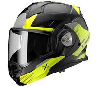 LS2 Helmets Casque moto modulable FF901 Advant X Oblivion Noir/Jaune XL Homme