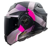LS2 Helmets Casque moto modulable ADVANT X Ultra Gris mat Violet XL