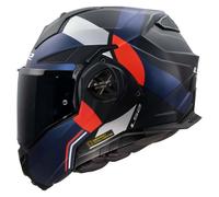 LS2 Helmets Casque moto modulable ADVANT X Ultra Mat Bleu Rouge XS
