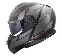 LS2 Helmets Casque modulable FF908 Strobe II Code Gris Taille XS