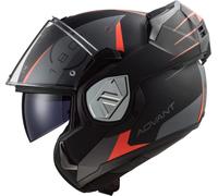 LS2, Casque modulable Moto ADVANT Codex Mat Black Titanium, S