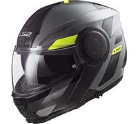 LS2, Casque modulable Moto Scope Max, Nardo Grey h-v Yellow S