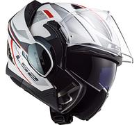 LS2, Casque modulable moto Valiant II HUB blanc gris, XS