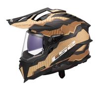 LS2 Casque moto MX701 Explorer C Trick Brown Sand M