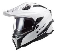 LS2, Casque Moto Cross Explorer Gloss White, S