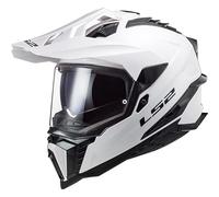 LS2, Casque Moto Cross Explorer Gloss White, XS