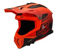 LS2 MX708 FAST II DUCK MX-Helm matt orange-rot XL