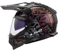 LS2, Casque Moto Cross PIONEER II RANGI Gloss Black, 3XL