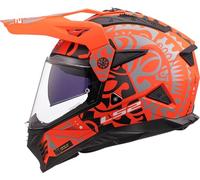 LS2, Casque Moto Cross PIONEER II RANGI Matt Orange, S