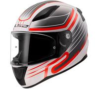 LS2 CASQUE INTEGRAL FF353 RAPID II CIRCUIT - XS - LS2 CASQUE INTEGRAL FF353 RAPID II CIRCUIT - BLANC/ROUGE