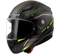 LS2 Casque moto FF353 Rapid II Rokku Matt Black / H-V Yellow L