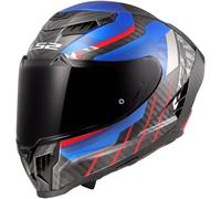 LS2 Casque moto FF807 Dragon Trax Blue / Red 3XL