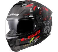 LS2 Casque moto FF808 Stream II Angry Monkey Matt Black / Red XL