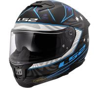 LS2 FF808 Stream II Galdam Casque, noir-bleu, taille 3XL pour homme