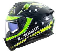 LS2 Casque moto FF808 Stream II Galdam Matt Black / H-V Yellow XL