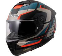 LS2 Casque moto FF808 Stream II Road Matt Black / Blue M