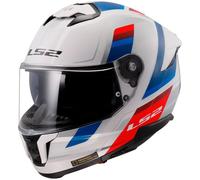 LS2 Casque moto FF808 Stream II Vintage White / Blue / Red XL